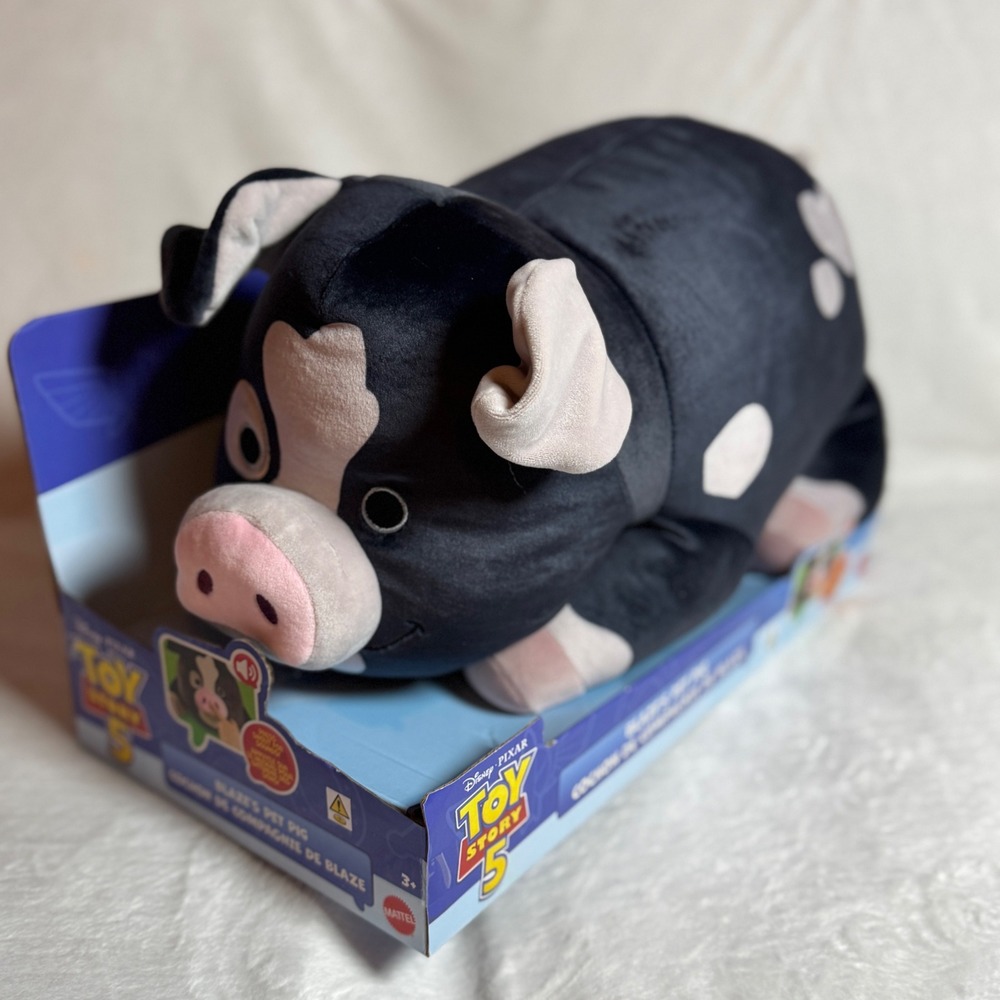 Disney Pixar Toy Story 5 Blaze's Pet Pig Feature Plush w/Sounds Soft Toy-NEW